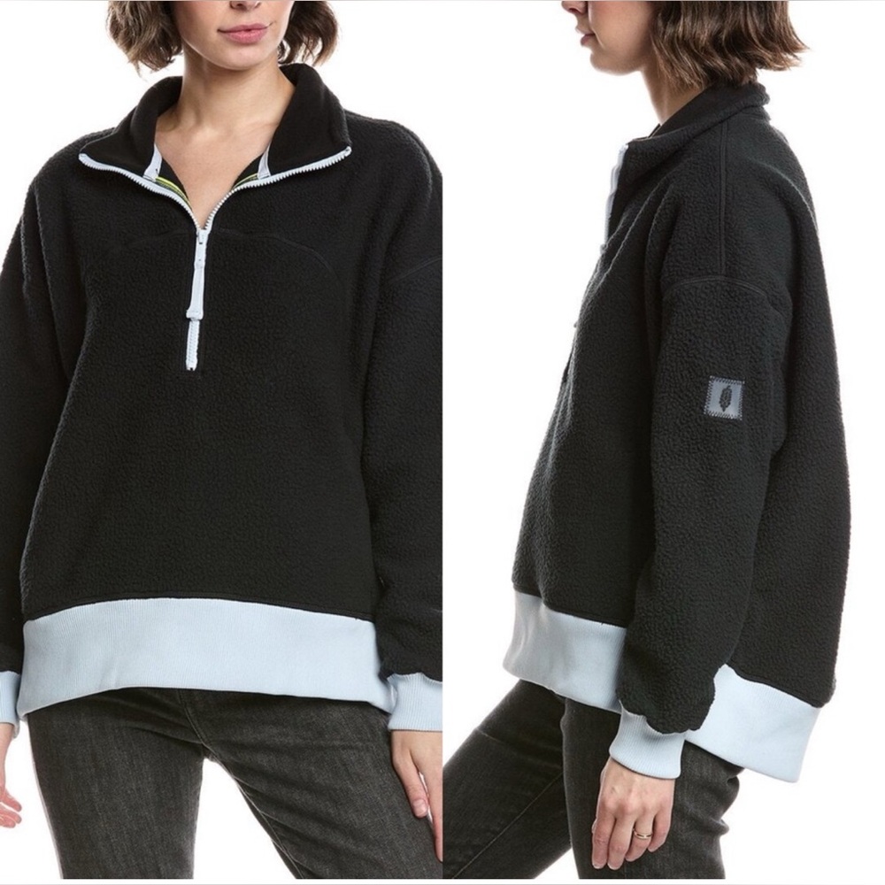 Free People Quarter-Zip Pullover